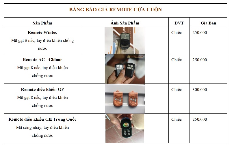 Khoá điều khiển cửa cuốn giá rẻ